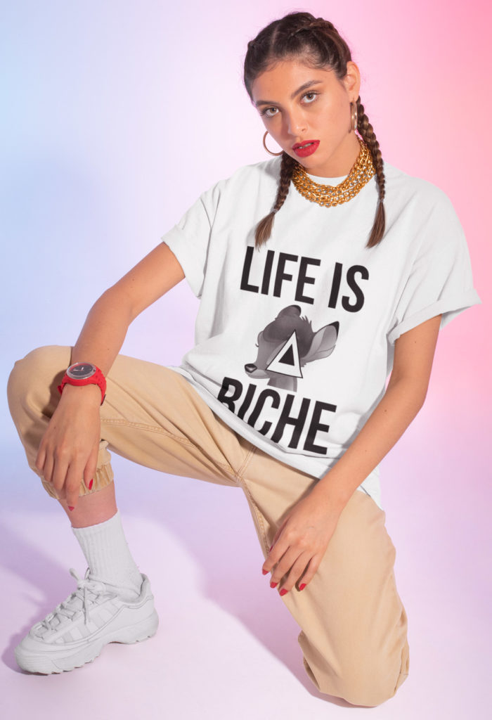 Llife-biche T-shirt Life is a biche - F – Image 2