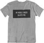 T-shirt Middle Finger - F - immagine 4