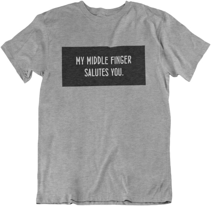 T-shirt Middle Finger - F - immagine 4