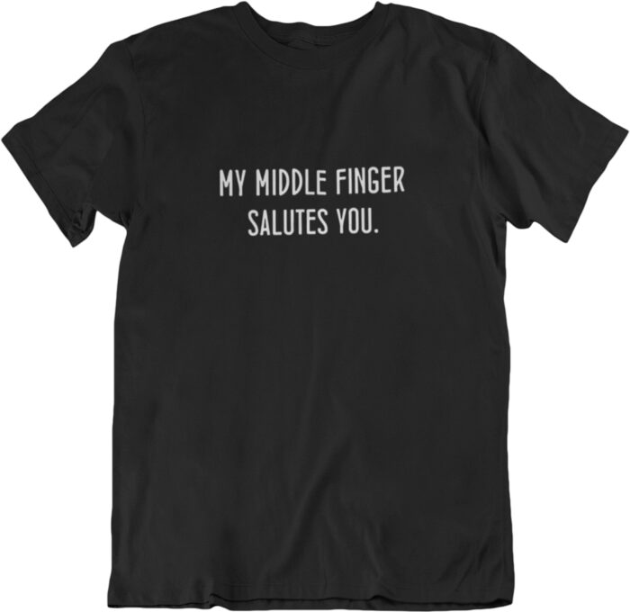 T-shirt Middle Finger - F - immagine 3