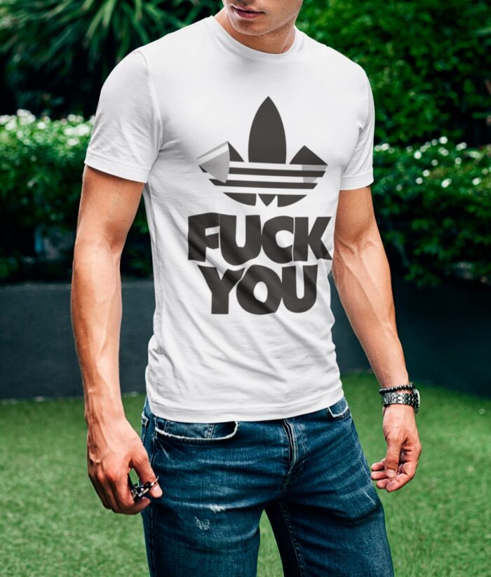 T-shirt Adida fuck you - H – Image 2