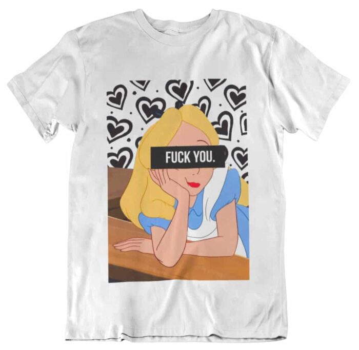 alice-fuckyou-round T-shirt Alice Fuckyou - F - immagine 1
