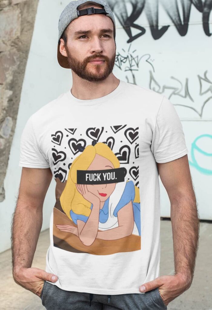 T-shirt Alice Fuckyou - H - immagine 2