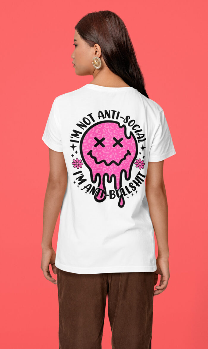 T-shirt Anti Bullshit - R - F - immagine 2