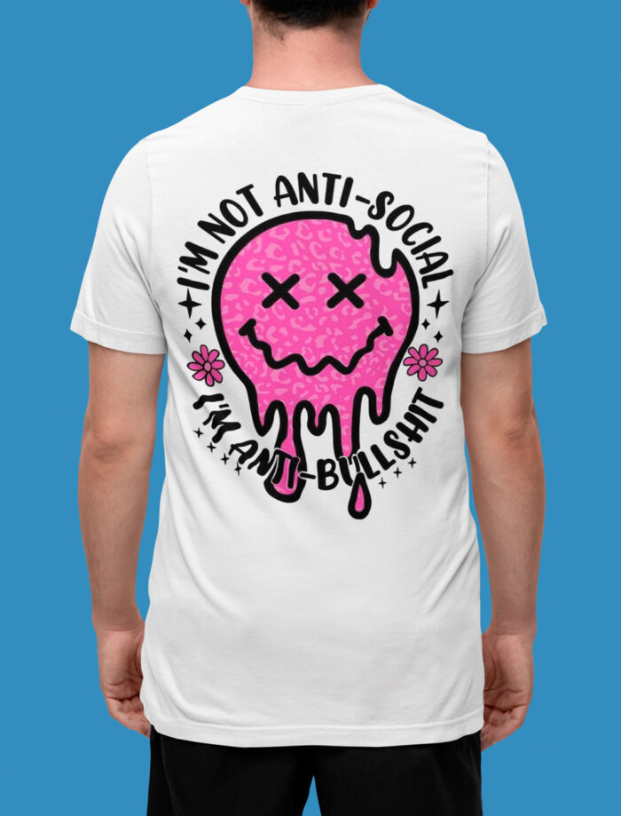 T-shirt Anti Bullshit - R - H - immagine 2