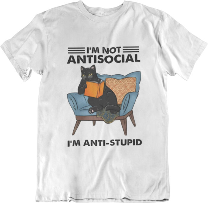 antisociale-bianco T-shirt Antisocial - F - immagine 1