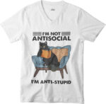 T-shirt Antisocial - V - H