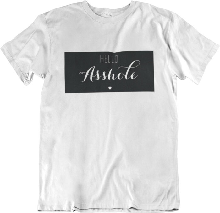 asshole-blanc T-shirt Asshole - F - Image 1