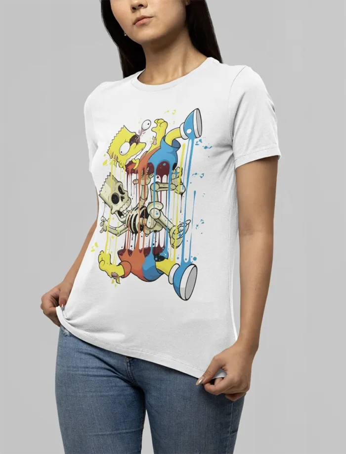 T-shirt Bart Simpson Falling - F – Image 2