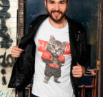 T-shirt Cat Boxer - H - immagine 2