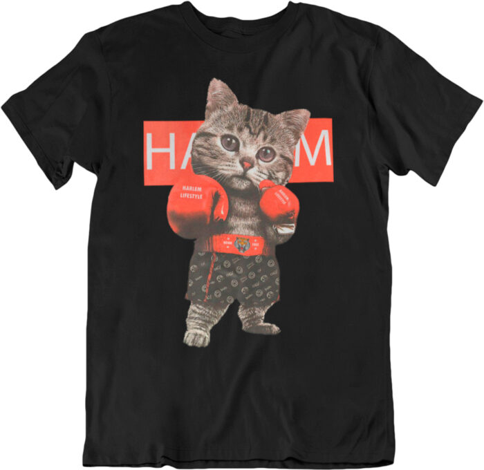 T-shirt Cat Boxer - F - immagine 4
