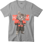 T-shirt Cat Boxer - V - H - immagine 2