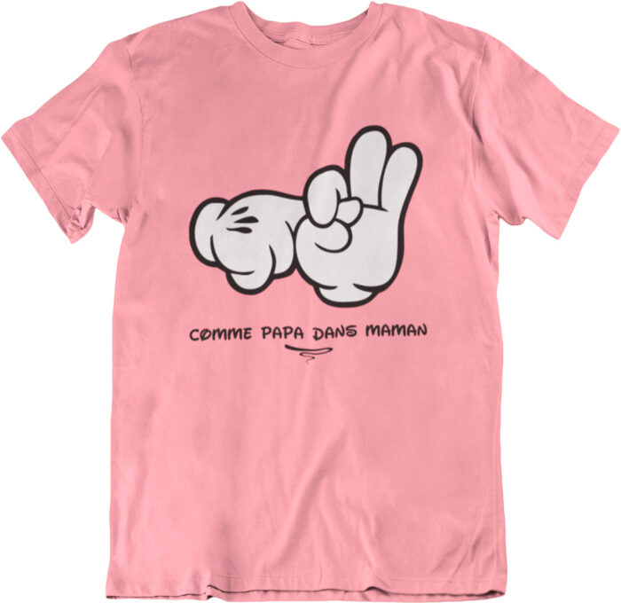 T-shirt Comme papa dans maman - H – Image 2