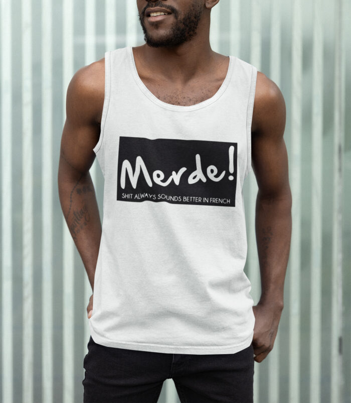 camiseta de tirantes-merde-h Débardeur Merde - H - Imagen 2