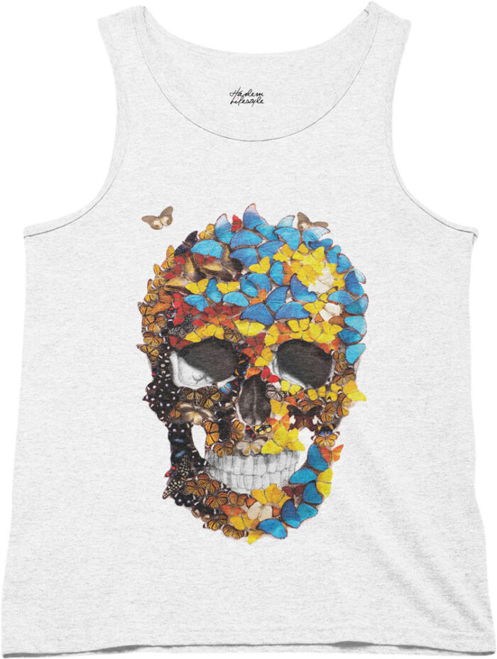 tank top--skull butterflies Débardeur Skull papillons - H - Image 1