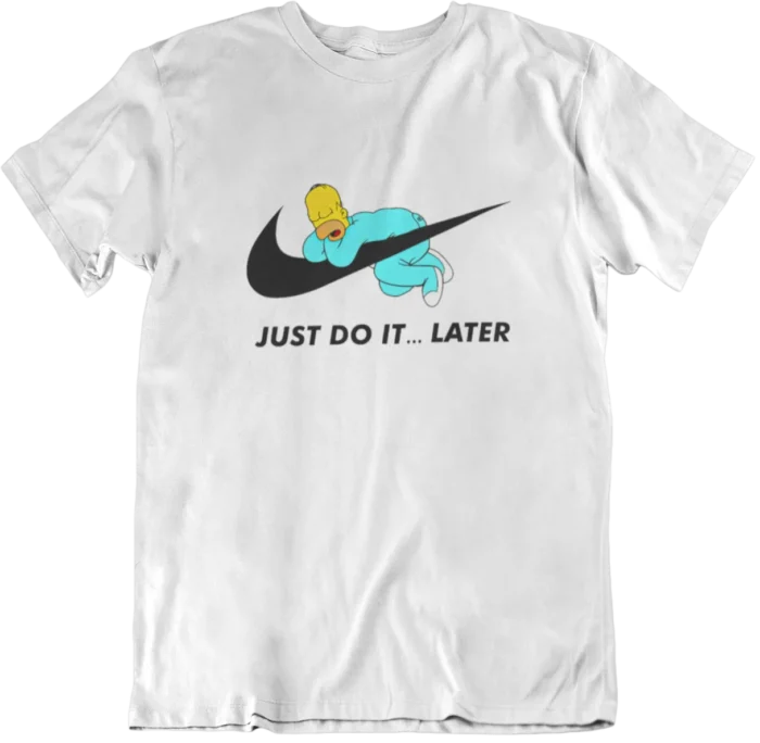 do it later new blanc T-shirt Do it later - H - immagine 1