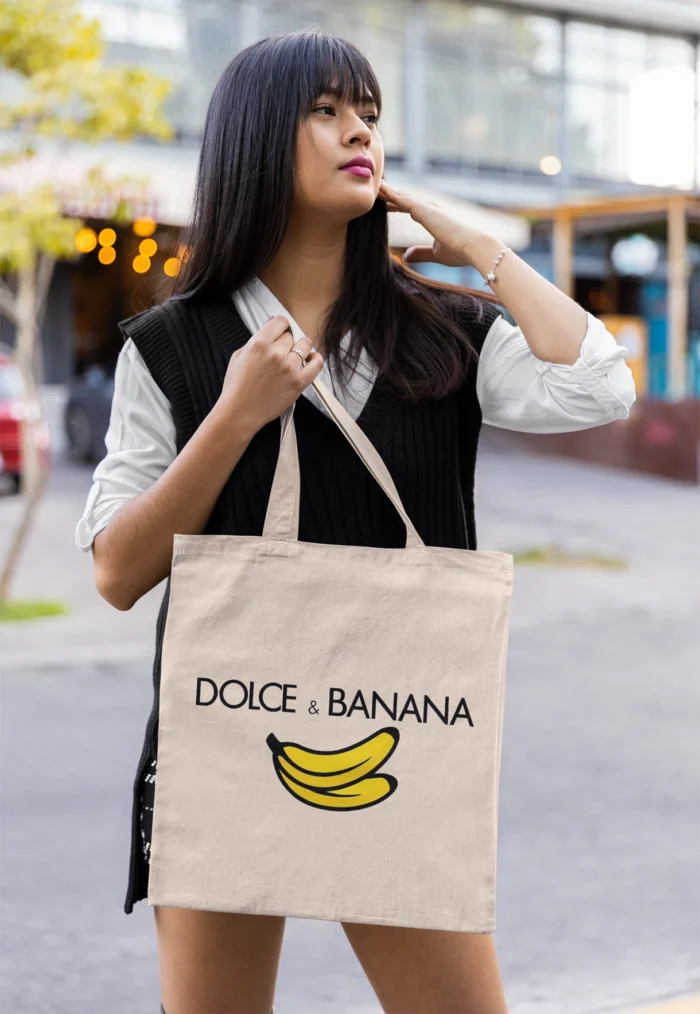 dolce banana tote bag 2 Sac Dolce Banana – Bild 2