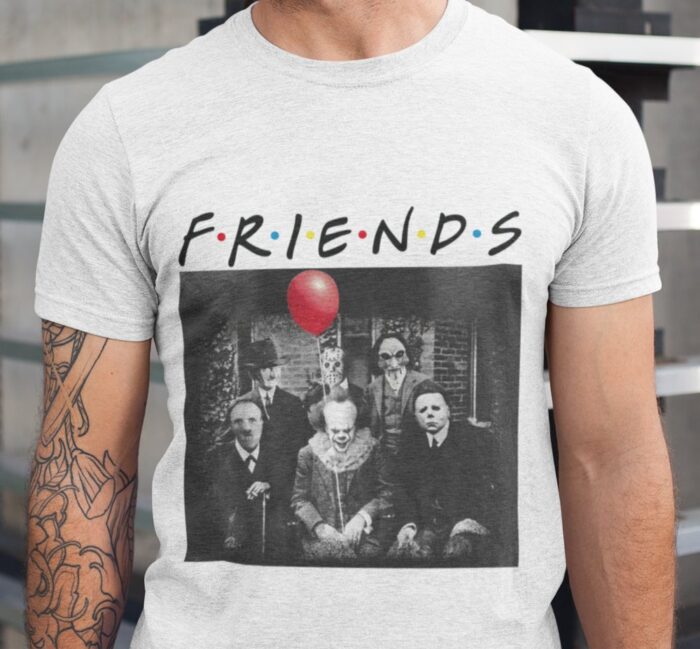 T-shirt Friends horror - H - Image 2