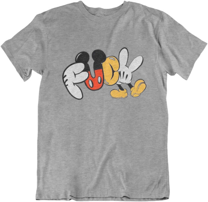 T-shirt Fuck Mickey Mouse - F - immagine 2