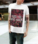T-shirt Fuck you very much - H - immagine 2