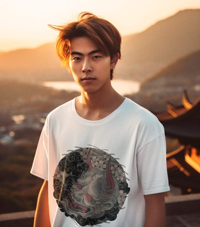 T-shirt Hannya Red Eyes - H - immagine 2