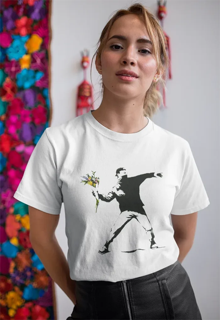 T-shirt Jetez moi des fleurs - F - immagine 2