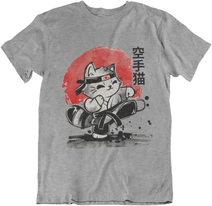 T-shirt Karaté Chat - F - immagine 2