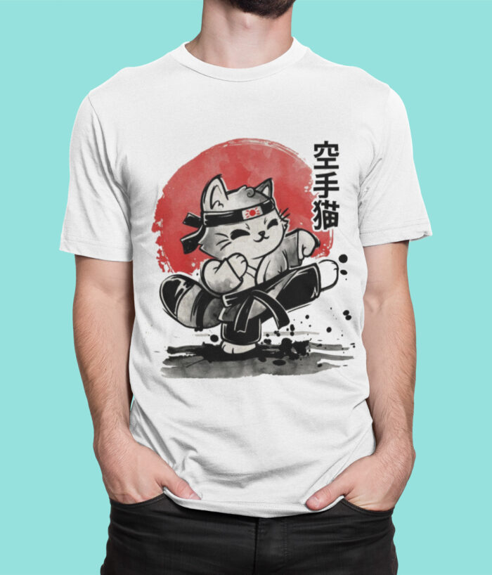 T-shirt Karaté Chat - H - immagine 2