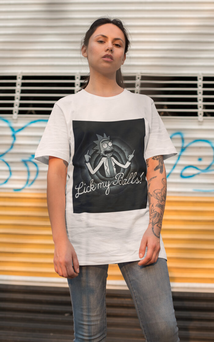 T-shirt Lick my Balls - F - immagine 2