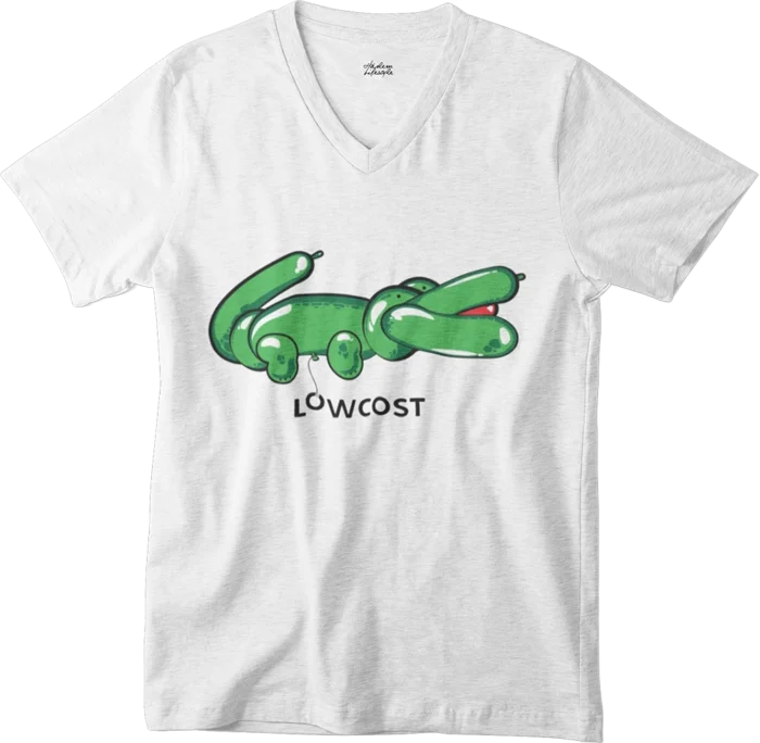 lowcost v blanc T-shirt Lowcost - V - H - immagine 1