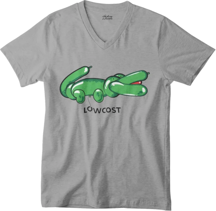 T-shirt Lowcost - V - H - immagine 2