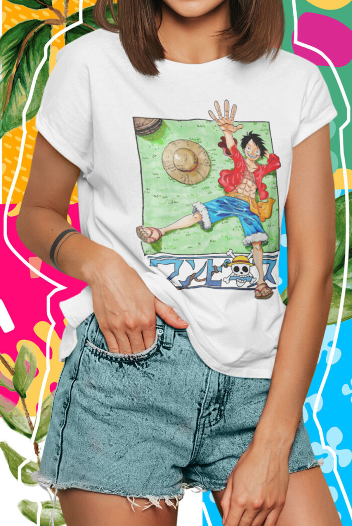 T-shirt Monkey D. Luffy - F - immagine 2