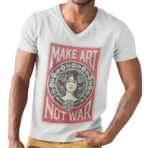 T-shirt Make Art - V - H - immagine 2