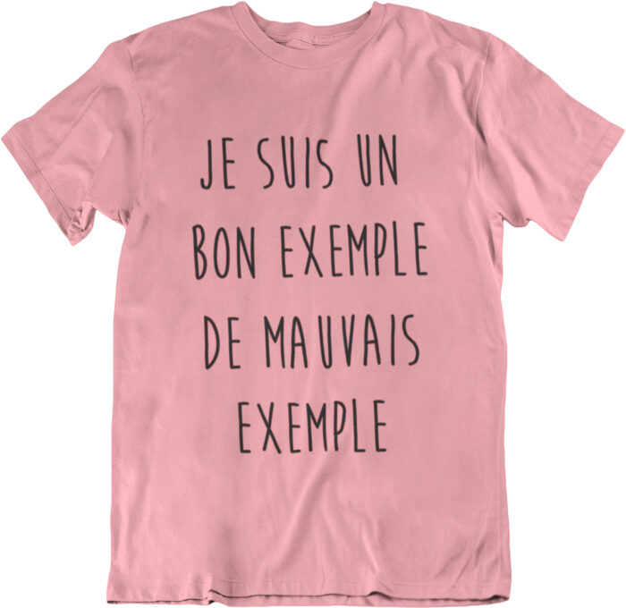 T-shirt Mauvais exemple - H – Image 4