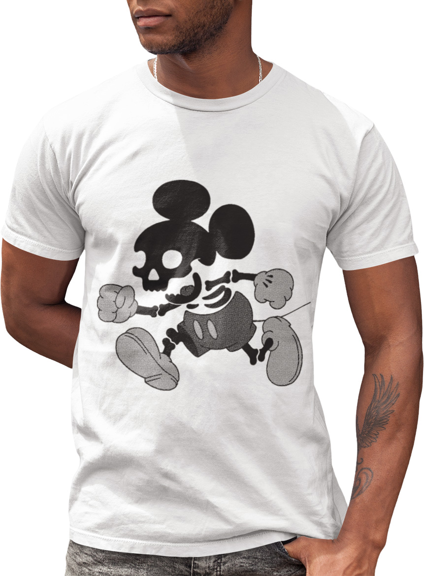 Mickey mouse clearance skull t shirt