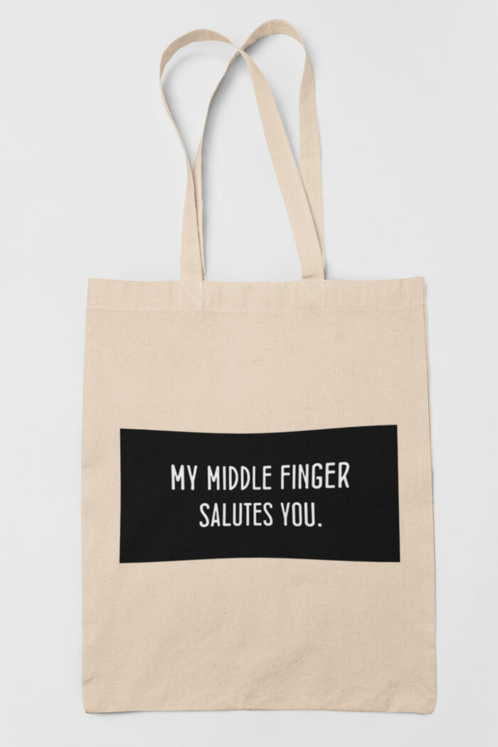 dito medio-tacco-borsa Sac shopping middle finger - immagine 1
