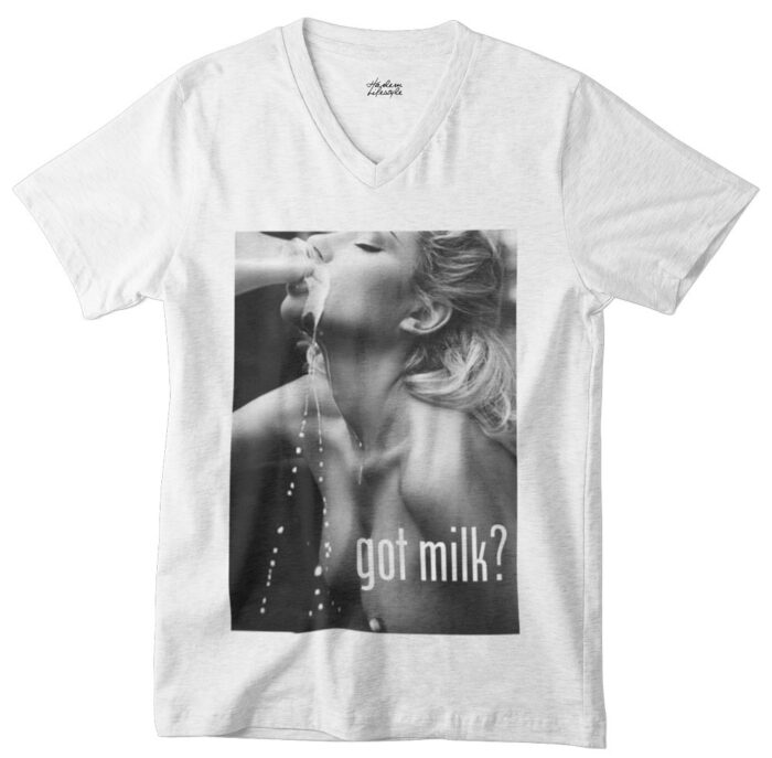latte-v T-shirt Milk - V - H - immagine 1