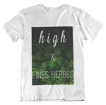 T-shirt high et fines herbes