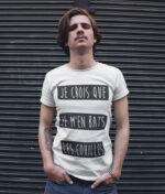 T-shirt je m'en bas les couilles