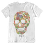 Skull flower T-shirt
