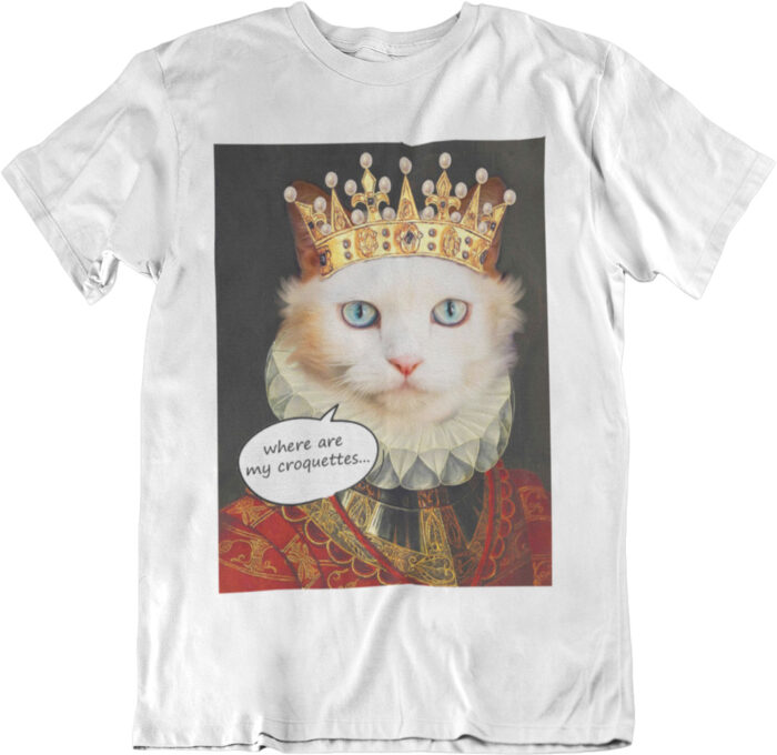 gatto reale T-shirt Royal Cat - F - immagine 1