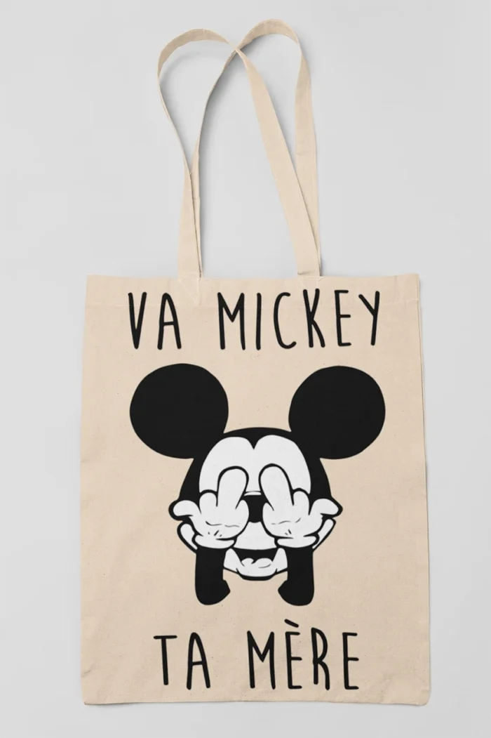 borsa della spesa va mickey ta mère Sac Va mickey ta mère - immagine 1
