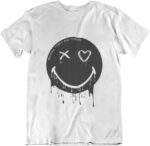 T-shirt Smiley Black - F - immagine 3