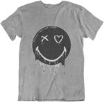 T-shirt Smiley Black - F - immagine 4