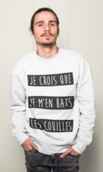 Sweat Je m'en bats les couilles - H – Image 2