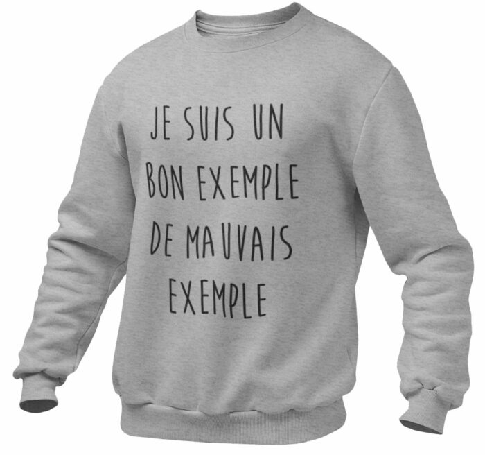 Sweat Mauvais exemple - H – Image 2