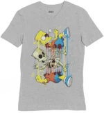 T-shirt Bart Simpson Falling - V - H – Image 3