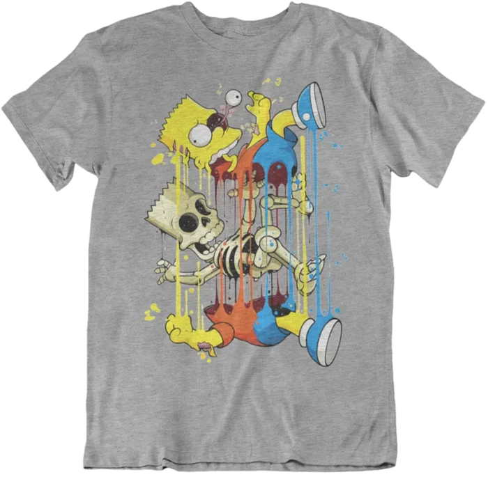 T-shirt Bart Simpson Falling - F – Image 4