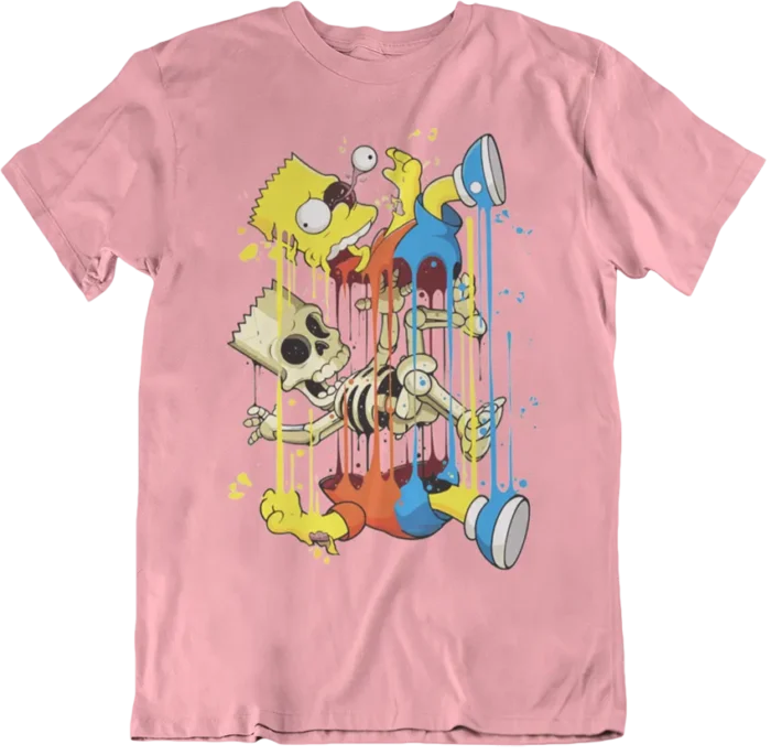 T-shirt Bart Simpson Falling - F – Image 6