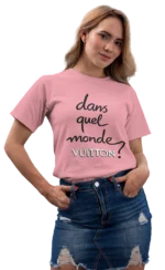 T-shirt Dans quel monde - F – Image 2